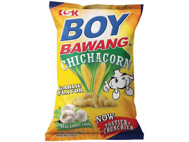 Asiatischer Knoblauchgeschmack Snack Asiatische Lebensmittel Online-Shop, Boy Bawang Knoblauchgeschmack 90g.