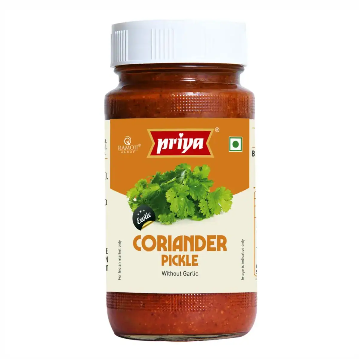 Asiatischer Lebensmittel Online-Shop Asiatischer Koriander Pickle in Glasflasche, asiatische Lebensmittel Online-Shop.