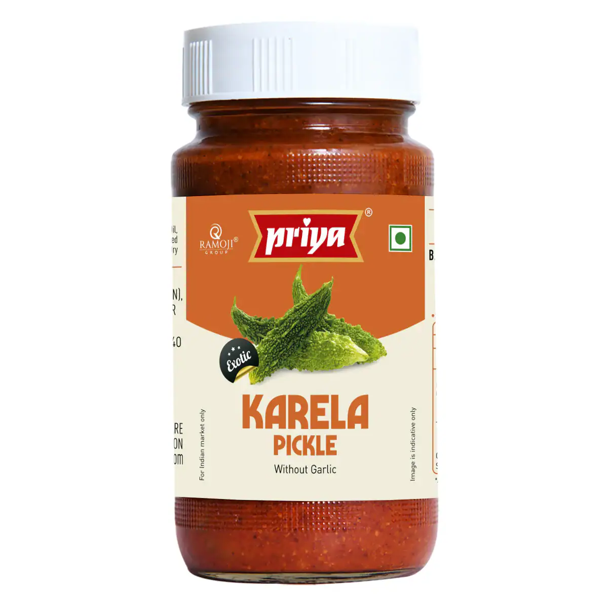 Asiatischer Lebensmittel Online-Shop Asiatischer Karela Pickle ohne Knoblauch, asiatische Lebensmittel.