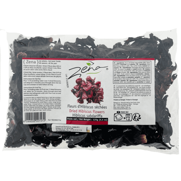 ZENA Green Hibiscus Flowers 125g