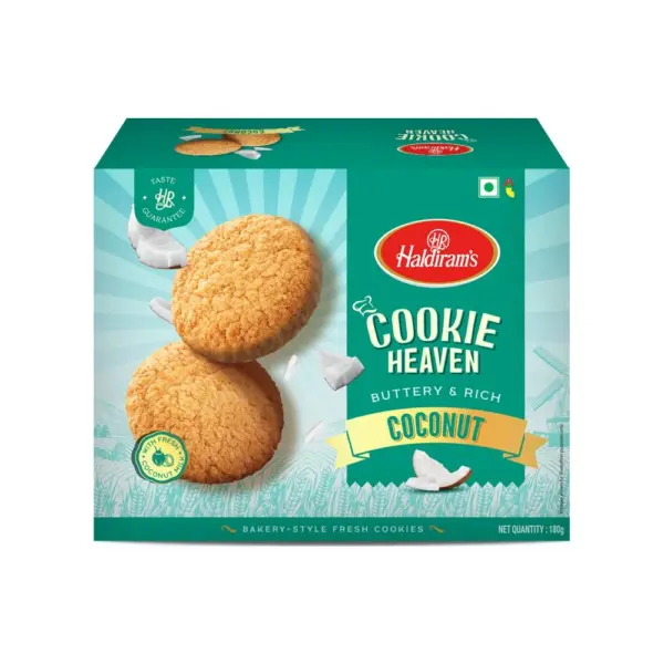 HALDIRAMS Cookie Heaven Coconut 180g