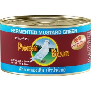 PIGEON BRAND Pickled Mustrad Green Half in Soy 230g