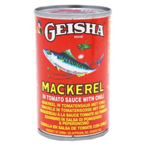 GEISHA Mackerel in Tomatenchilli Sauce 155g