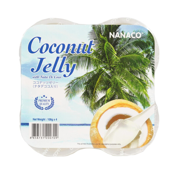 NANACO Coconut Jelly 4x108g