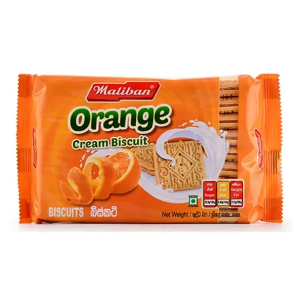 MALIBAN Orange Cream Biscuit 200g