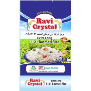 RAVI Crystal Extra Long Basmati Rice 5kg