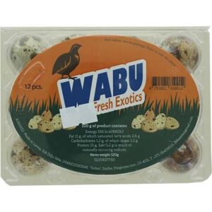 WABU Wachtel Eier 12Stück 120g