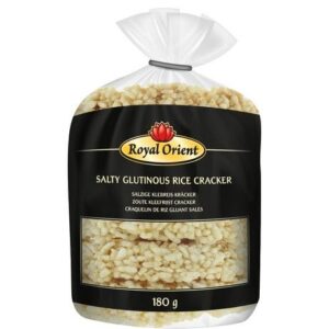 ROYAL ORIENT Klebreis Kräcker Salzig 180g