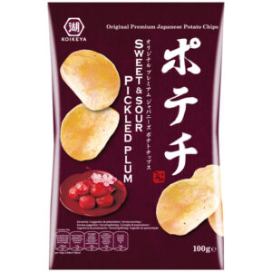 KOIKEYA Potato chips Sweet & Sour Pickled Plum 100g