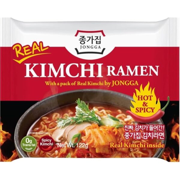 JONGGA Kimchi Ramen Noodles 122g