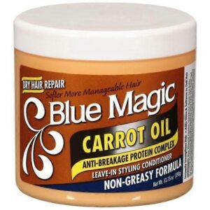 BLUE MAGIC Carrot Oil Leave in Styling Conditioner 390g