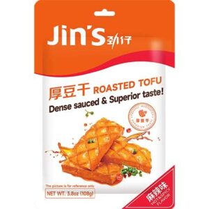 JINZAI Roasted Tofu Hot & Spicy Flavor 108g