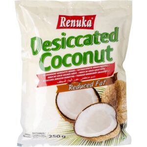 RENUKA Desiccated Coconut Reduced Fat 250g