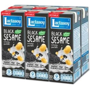 LACTASOY Soyamilk with Blck Sesame 6x250ml