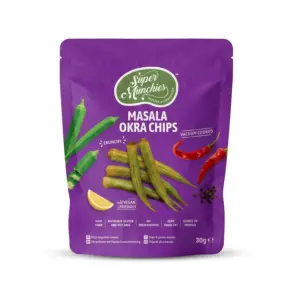 SUPER MUNCHIES Masala Okra Chips 30g